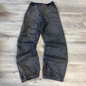 Vintage 80s Europa Faded Black Parachute Track Pants Size XS Made In Korea